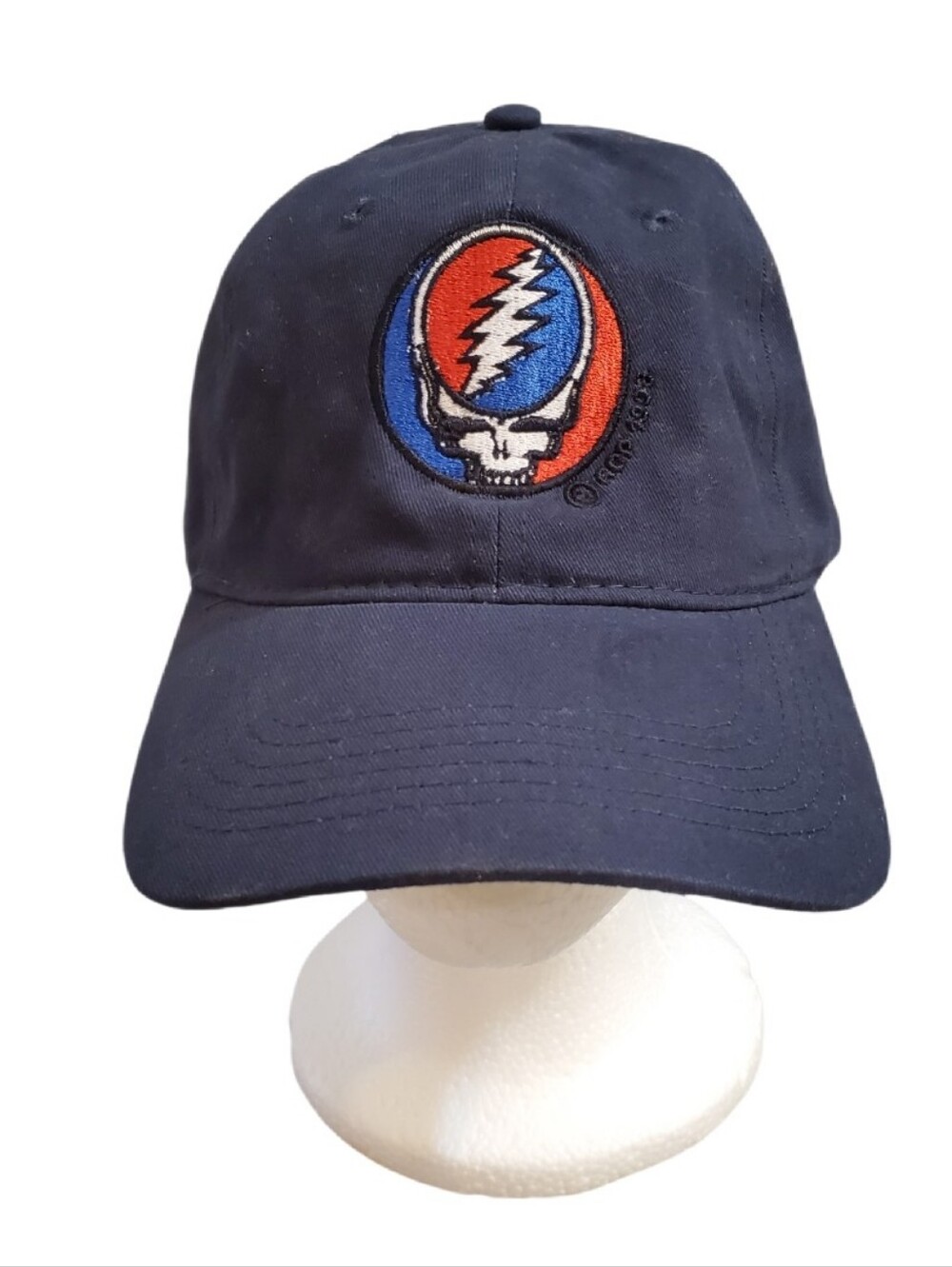 Grateful Dead Navy Blue Steal Your Face Skull Logo Cap